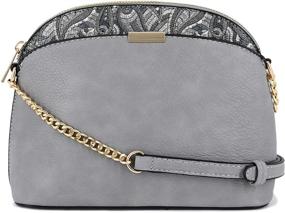img 4 attached to Lightweight Paisley Accent Small Crossbody Women's Handbags & Wallets