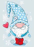 santa claus diamond painting kit logo