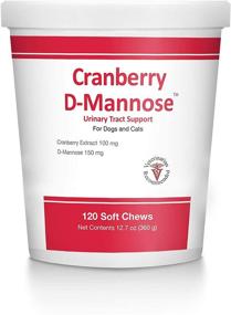 img 4 attached to 🐾 PHS Cranberry D-Mannose Urinary Tract Support Supplement for Cats and Dogs - Bladder and UT Health - Made in USA - 120 Soft Chews