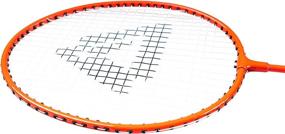 img 4 attached to Premium Outdoor Jimmy Badminton Set for Backyards - Includes Set 🏸 of 4 Rackets, Portable Net with Expandable Poles, 4 Birdies, Storage Bag