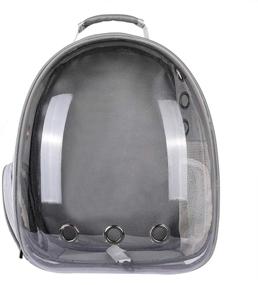 img 4 attached to 🐱 Atoz Pet Carrier Backpack - Cat/Dog Bubble Backpack for Travel and Outdoor Use - Airline-Approved Transparent Space Capsule for Small Pets with Ventilation