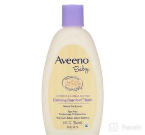 img 7 attached to Aveeno Baby Calming Comfort Bath: Lavender & Vanilla Scents, Gentle & Tear-Free Formula, Paraben & Phthalate-Free - 18 Fl Oz (Pack of 1)