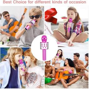 img 2 attached to 🎤 Children's Birthday Wireless Bluetooth Microphone