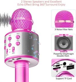 img 3 attached to 🎤 Children's Birthday Wireless Bluetooth Microphone