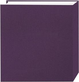 img 2 attached to 📷 Пионерский альбом для фотографий "Wildberry Purple" на 100 карманов с тканевой обложкой