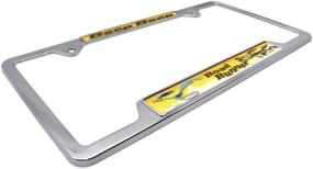 img 1 attached to Elektroplate Road Runner Open Chrome License Plate Frame