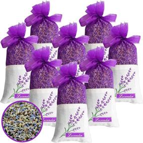 img 4 attached to 🌸 LASENTEUR Scented Sachets - Lavender Scented Sachet Bag for Closets, Drawers, Gym Bags, Cars, Linen Closets, Wardrobes - Pack of 8 Lavender Flower Sachets