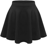 loxdonz casual stretch flared pleated girls' clothing, skirts & skorts with enhanced seo logo