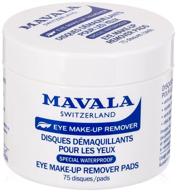 mavala eye-lite eye makeup remover pads: 75 count for gentle and effective makeup removal logo