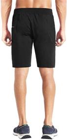 img 1 attached to 🩳 BROKIG Men's Sidelock Gym Shorts with Zipper Pockets: Ultimate Performance for Workout, Running, and Sports