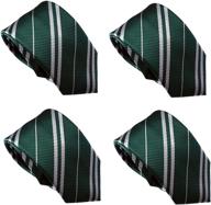 👔 lilments pinstriped formal necktie: exquisite multicolored elegance logo