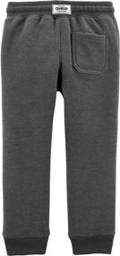 img 1 attached to 👖 Ultimate Comfort & Style: OshKosh B'Gosh Classic Fleece Pants for Active Boys