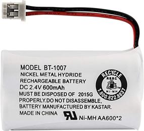 img 2 attached to Uniden BBTY0651101 Cordless Phone Battery – BT1007 Nickel-Cadmium Rechargeable, DC 2.4V 500mAh