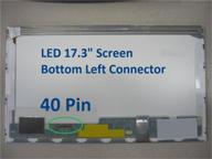 🖥️ высококачественная замена экрана led lcd 17,3" 1600x900 для ноутбука hp pavilion dv7 - подходит для различных моделей. логотип