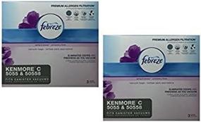 img 2 attached to 🧴 Febreze Odor Eliminating Vacuum Bags for Kenmore C 5055 & 50558 - 3 Bags, 2 Pack (6 Total Bags)