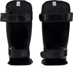 img 3 attached to Ultimate Protection: Fairtex SP3 Pro Style Shin Guards in Black, Blue, Red, White, and Yellow Variants