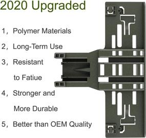 img 3 attached to 🔧 Enhanced 8-Packs Polymer Material Upper Rack Adjuster W10546503 & W10195840 Dishwasher Top Rack Adjuster & W10195839 Rack Adjuster & W10250160 Arm Clip-Lock | Perfect Fit Replacement for 665 Dishwasher