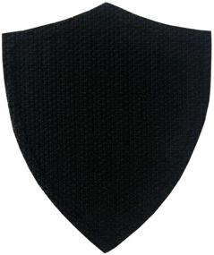 img 2 attached to 🛡️ Black & Red Military Morale Embroidered Hook & Loop Patch: Knights Templar Cross Shield