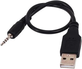 img 3 attached to Yeworth [2 упаковки] USB-кабель для зарядки 2.5 мм, 0.2 м 2.5 мм разъем Jack Male для USB 2.0, продлитель Aux Audio, зарядный кабель адаптер (USB на 2.5 мм)