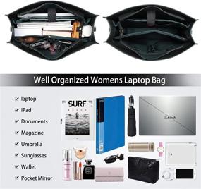 img 2 attached to KTMOUW Laptop Bag For Women 15 Laptop Accessories