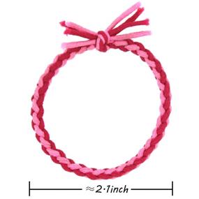 img 3 attached to 🎀 SUSULU 100-Pack Braided Hair Scrunchies: Elastic Hair Ties, Rubber Bands Ponytail Holders - Hair Accessories for Women, Ladies (Random Colors)