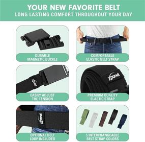 img 1 attached to 👖 Enhance Style and Convenience with Urban Belt Xpand: No Show Magnetic Men's Accessories for Belts