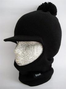 img 2 attached to ❄️ Warmth and Style Combined: Frost Hats Winter Boy's Hat Balaclava Ski Mask Knit