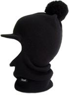 ❄️ warmth and style combined: frost hats winter boy's hat balaclava ski mask knit logo