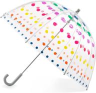 totes clear bubble umbrella handle logo