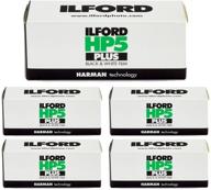 🎞️ pack of 5 ilford hp5 400 120 film rolls logo