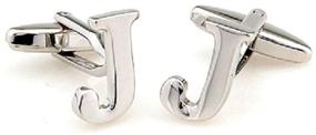 img 2 attached to 🎩 MRCUFF Monogram Cufflinks: Stylish Presentation and Polishing for Men's Accessories