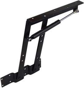 img 2 attached to Enhance Your Furniture with Sauton's Folding Lift Up Top Table Mechanism Hardware Fitting Hinge: Gas Hydraulic Lift Up Table Mechanism (1 Pair)