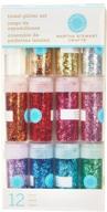 ✨ sparkle and shine with martha stewart crafts tinsel glitter set, 12-pack logo