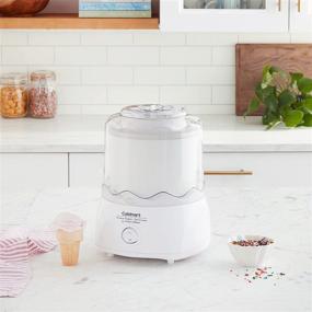 img 1 attached to 🍨 Cuisinart ICE-20 White Automatic Ice Cream Maker - 1.5 Quart Capacity