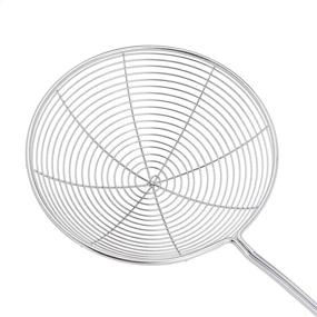 img 2 attached to 🕷️ AmazonCommercial 6.75 Inch Stainless Steel Spider Strainer: Efficient Kitchen Spider Strainer for Easy Food Handling