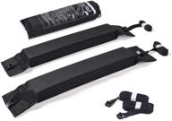 mictuning universal roof rack pads: lightweight soft pads for canoes, kayaks, paddleboards, surfboards, and snowboards - includes storage bag logo