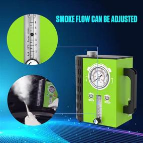 img 1 attached to 🚗 12V Automotive EVAP Smoke Leak Tester Machine with Air Flowmeter - Car EVAP Vacuum Smoke Machine Leak Detector by Mr Cartool