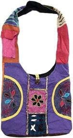 img 4 attached to Bohemian Hippie Crossbody Shoulder Handmade Women's Handbags & Wallets in Shoulder Bags