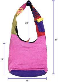 img 2 attached to Bohemian Hippie Crossbody Shoulder Handmade Women's Handbags & Wallets in Shoulder Bags