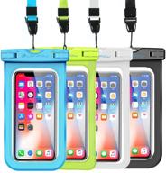 📱 lenpow waterproof phone case 4-pack: ipx8 universal clear cell phone dry bag for water games - iphone 12 pro max, galaxy s21, google & more (up to 6.9') logo