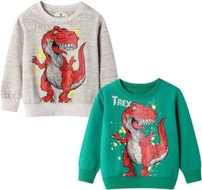 img 4 attached to 👕 BIBNice Toddler Pullover Sweatshirts for Boys: Clothing, Fashion Hoodies & Sweatshirts