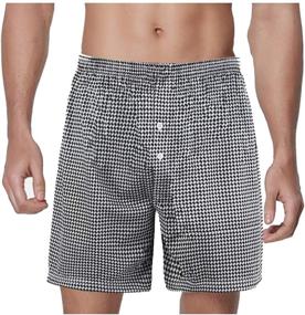 img 4 attached to Ccko Boxers Underwear Cotton Briefs Men's Clothing for Sleep & Lounge