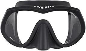 img 2 attached to Dive Rite UltraClear Frameless Mask - Enhanced Visibility in Black
