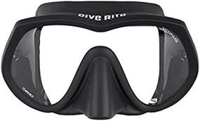 img 4 attached to Dive Rite UltraClear Frameless Mask - Enhanced Visibility in Black