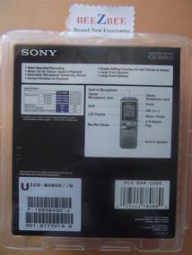 img 1 attached to Sony ICD-BX800 2GB Silver Digital Voice Recorder with Flash Memory