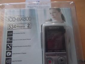 img 2 attached to Sony ICD-BX800 2GB Silver Digital Voice Recorder with Flash Memory