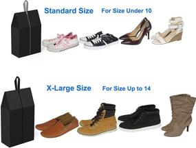 img 2 attached to 👠 Convenient Houseware Pack Travel Shoe Organizer