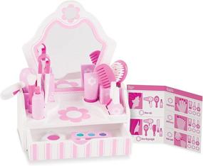 img 4 attached to 💄 Melissa & Doug Wood Beauty Accessories
