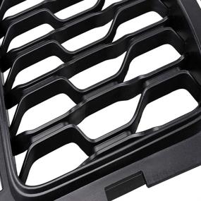 img 1 attached to 🚘 Astra-Depot Black Honeycomb Front Mesh Grilles Inserts for Jeep Grand Cherokee 2017-2020 - Enhance Your Car's Styling!