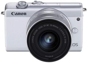 img 3 attached to 📷 Компактная фотокамера Canon EOS M200 для блоггинга с видеосъемкой 4K, сенсорным ЖК-экраном, встроенным Wi-Fi и Bluetooth - Белый